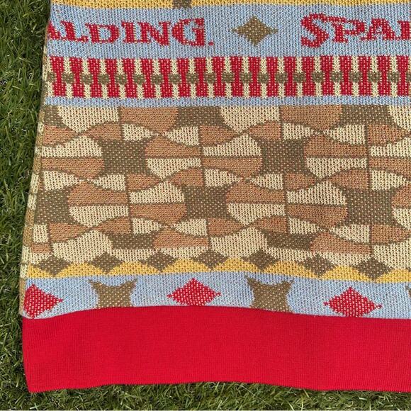 Zara X Spalding Knit Vest Limited Edition Rare V Neck Retro Sporty Streetwear S - Picture 5 of 9